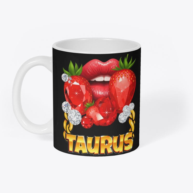 Taurus Gold Chain Lips