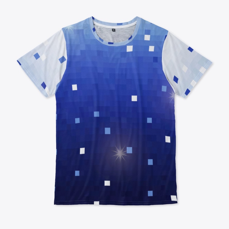 Blue Square Confetti