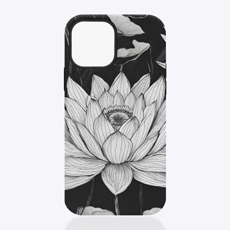 Inked Serenity: Lotus Flower