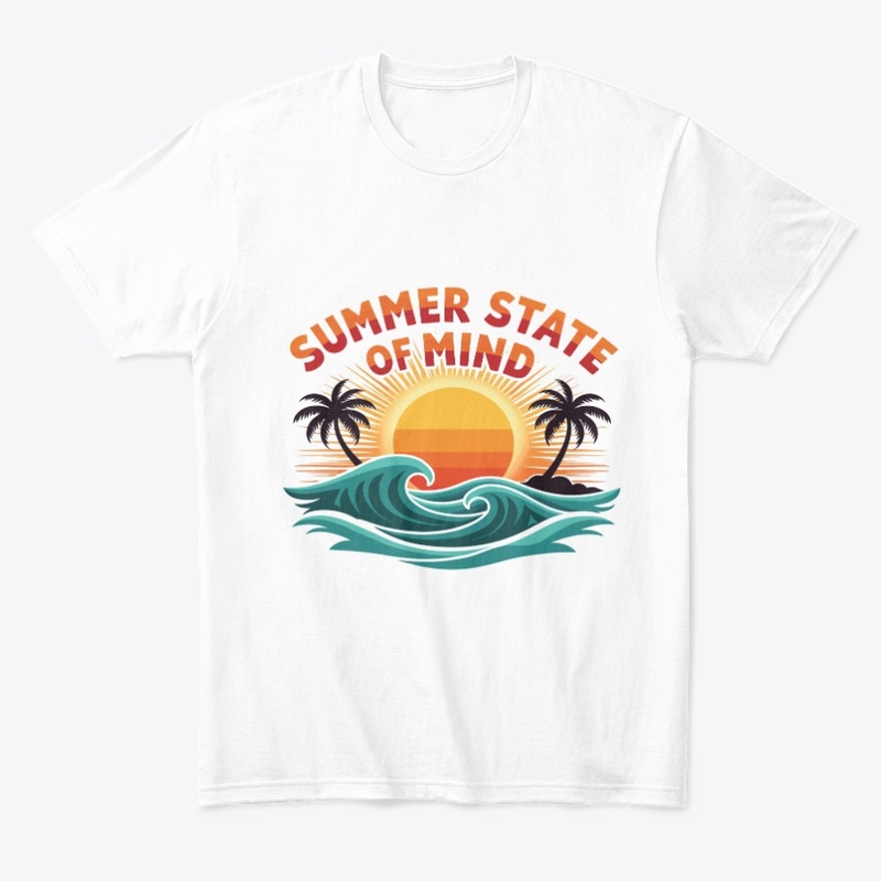 Summer State of Mind Beach Tee