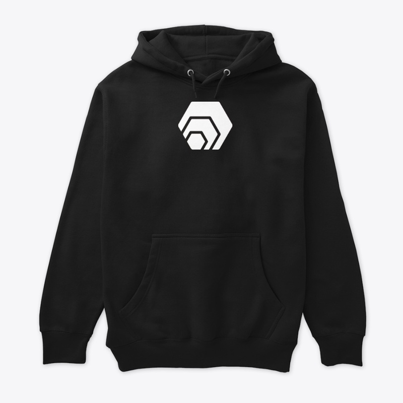 OUR HEX CRYPTO WHITE ON BLACK MERCH!