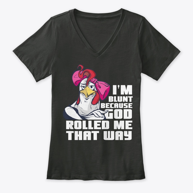 Funny Rooster Lover Gift God Rolled Me