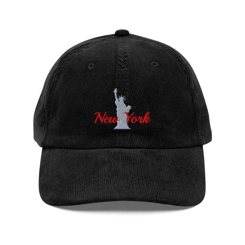 NYC Statue of Liberty Corduroy Hat