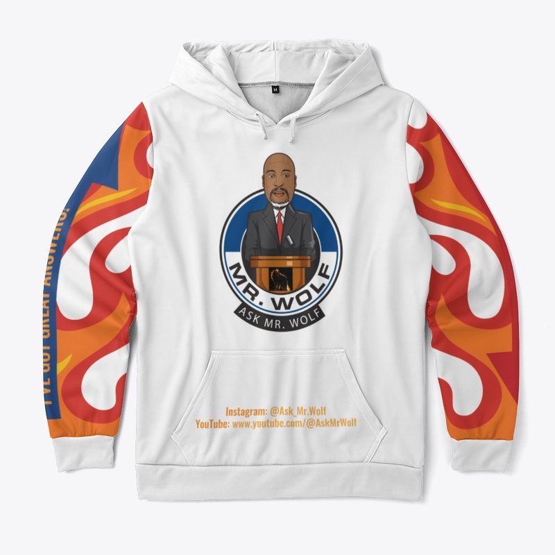 AskMrWolf FLAME BRANDED MR. WOLF Hoodie