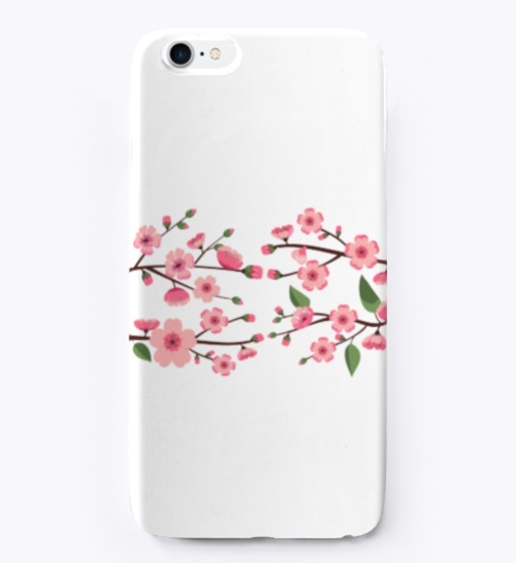 Japanese Cherry Blossoms Oil Painting