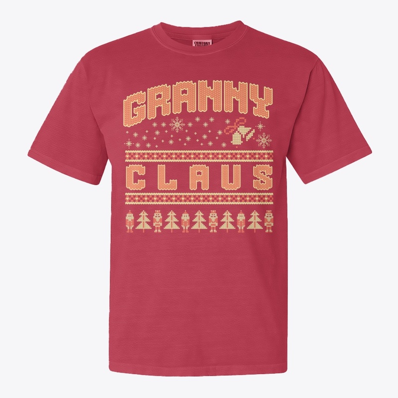 Fun Granny Claus Christmas Design