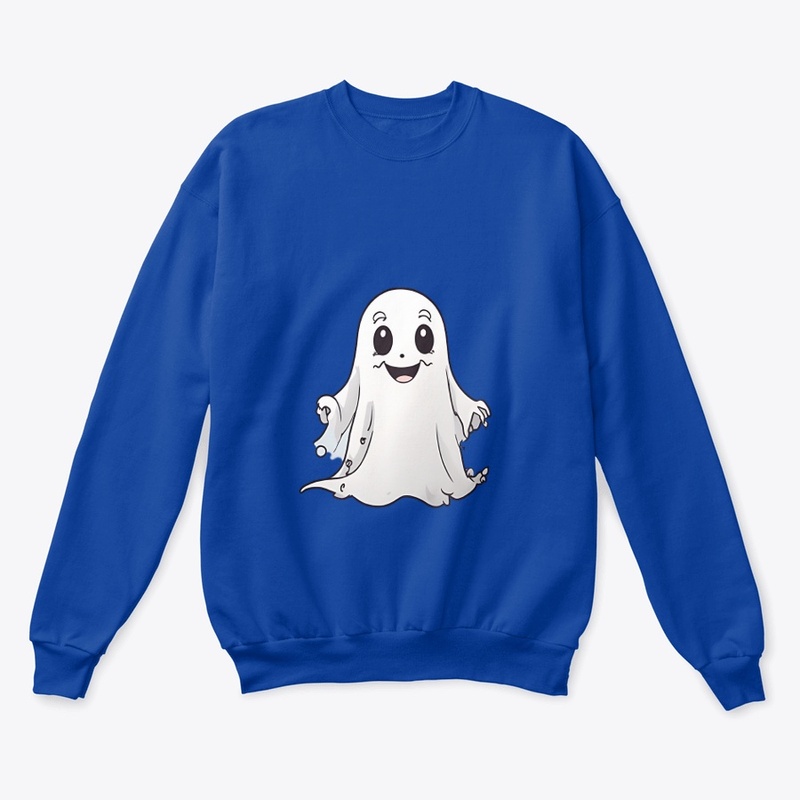 Cute little ghost with unsettling