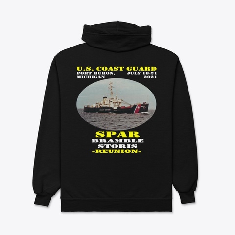 Spar (Wlb 403) T Shirt Black T-Shirt Back