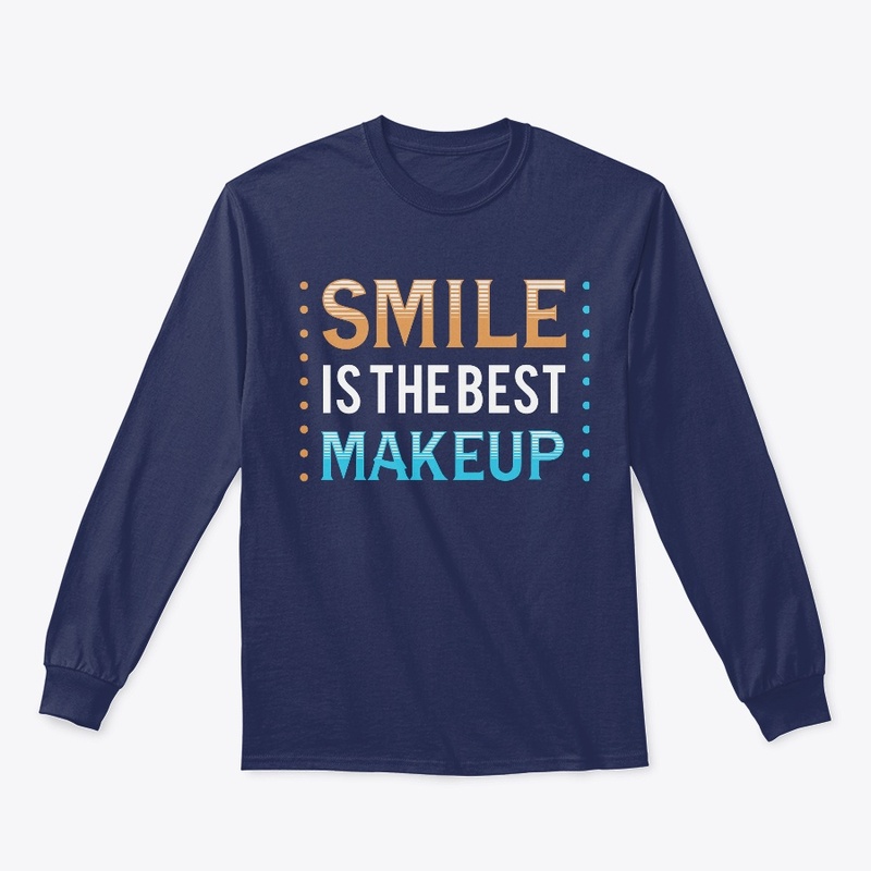 Smile Is the Best Makeup Typography