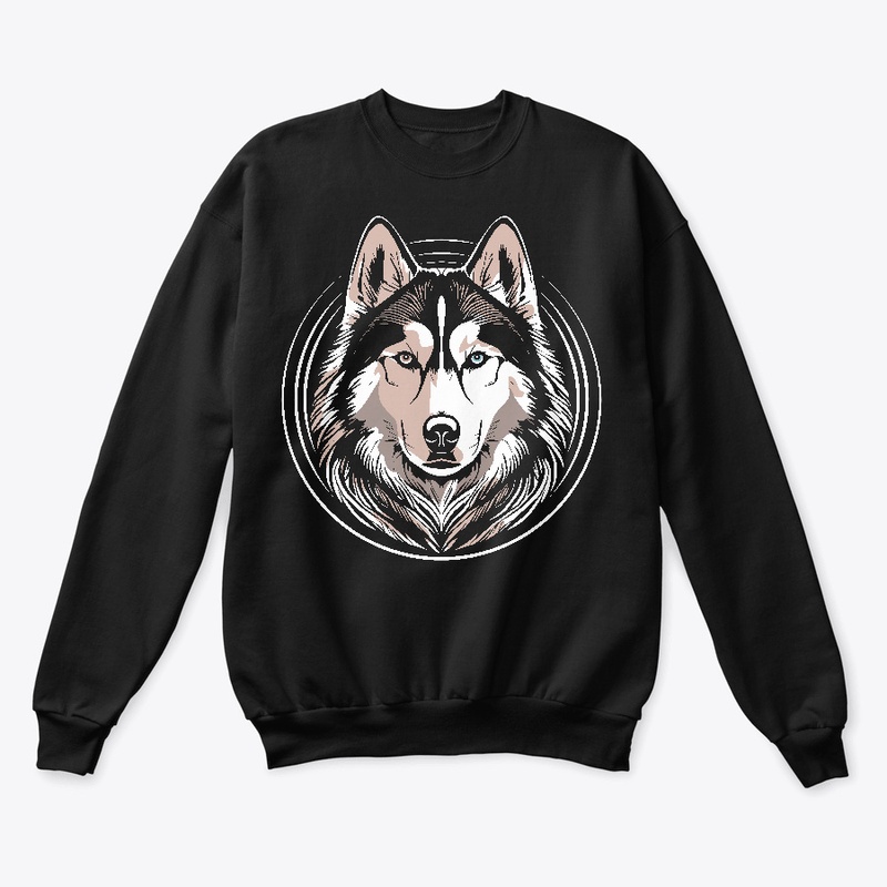 beautiful bi-eyed Siberian Husky Dog