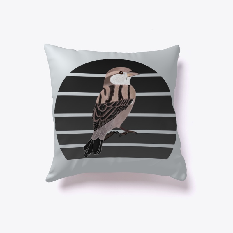 jz.birds Sparrow Bird Animal Art