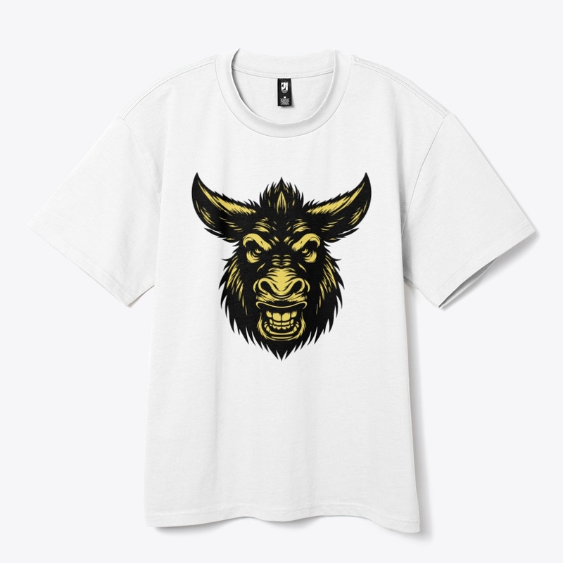 Angry Donkey Head Design