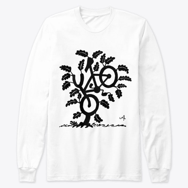 The Bike Tree | White