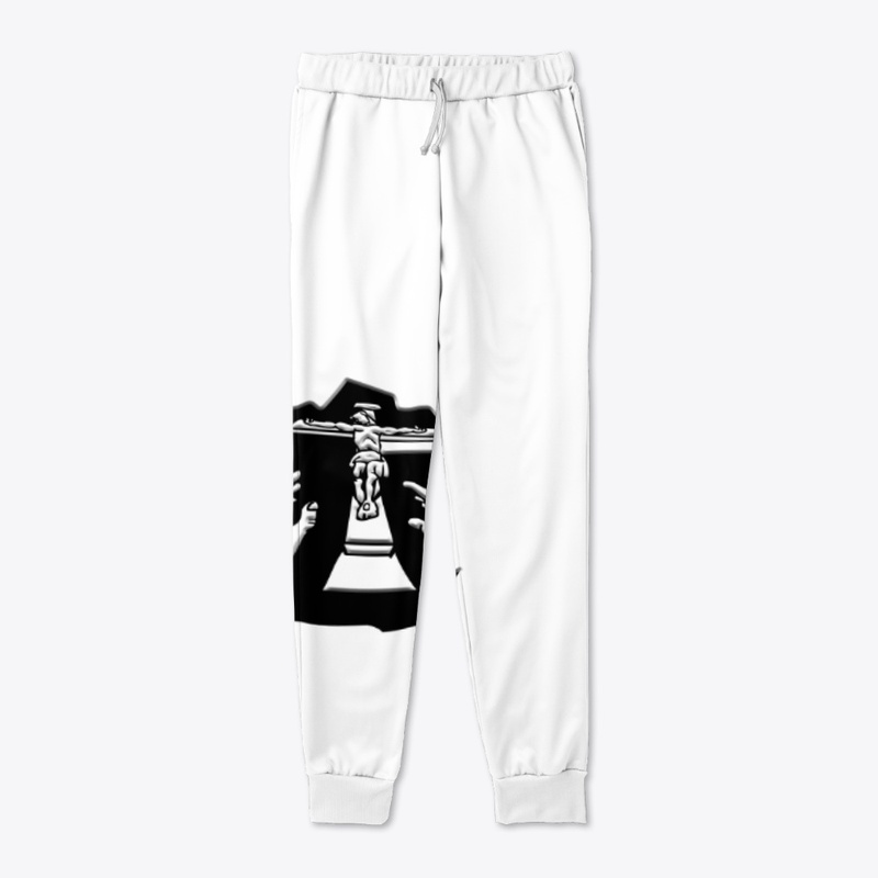 $aveu$ White Joggers