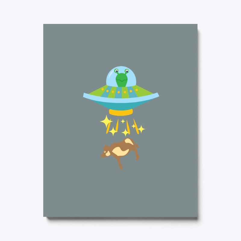 ALIENS LIKE COWS IN SPACE