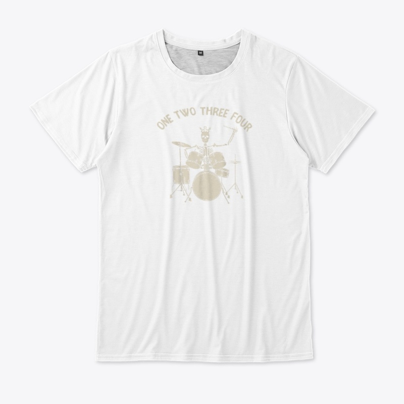 Halloween Skeleton Play Drum cool tshirt