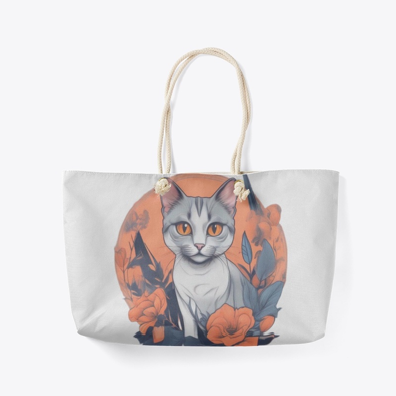 Orange blossomed Cat
