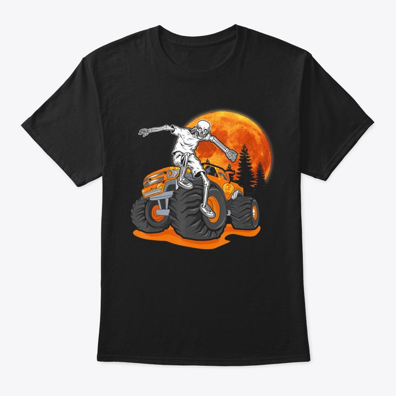 Funny Halloween  Skeleton Riding Monster