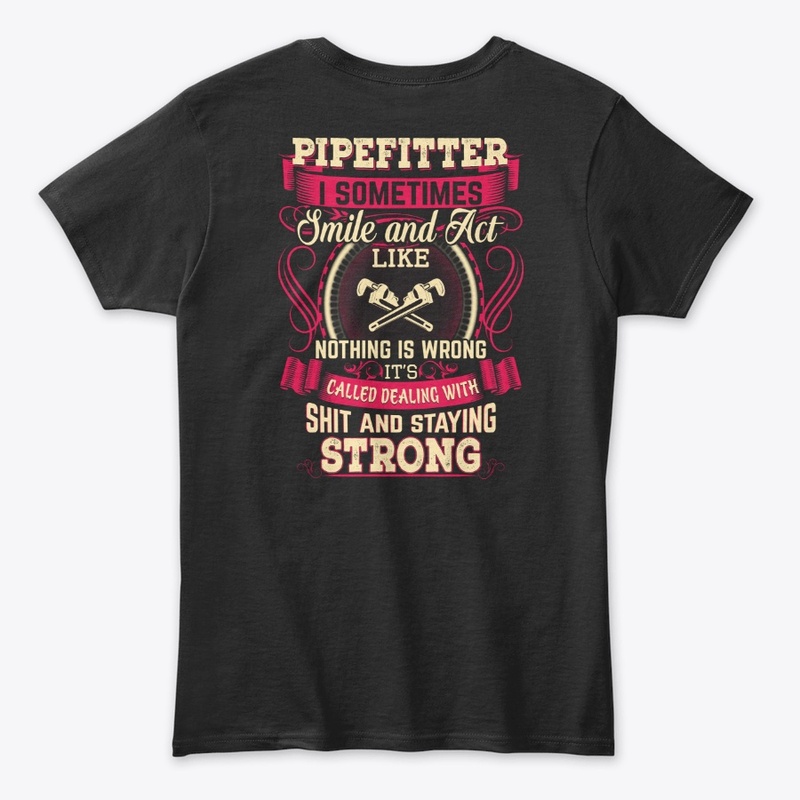 Strong Female pipefitter
