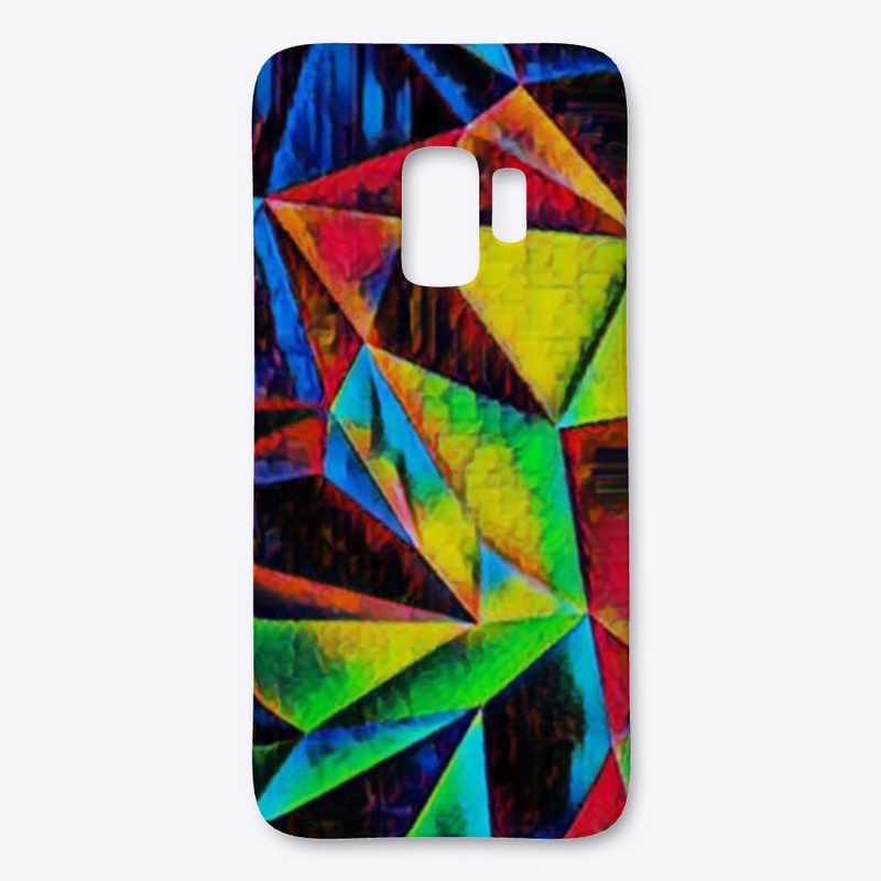 Abstract Rainbow Glass