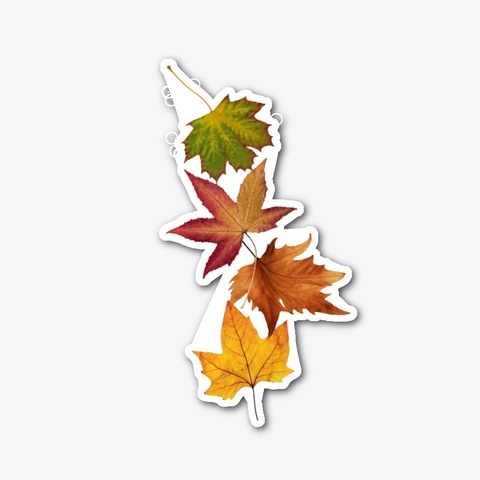 Autumn Leaves Standard áo T-Shirt Front