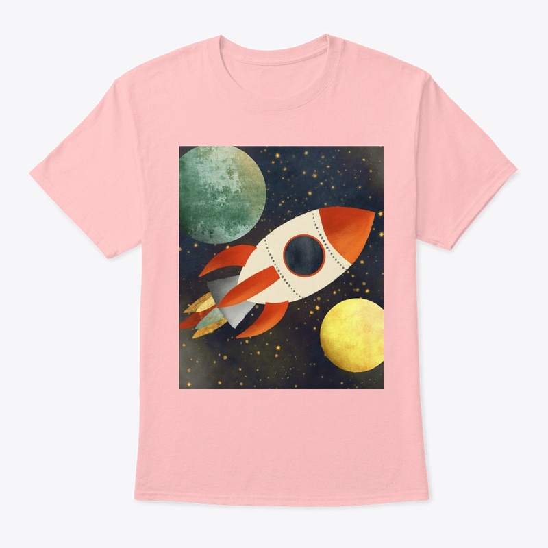 Space - Rocket and Planet design