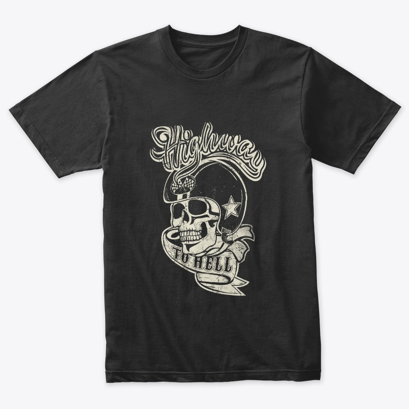 Craze Uk | Highway Skull Rider Tees
