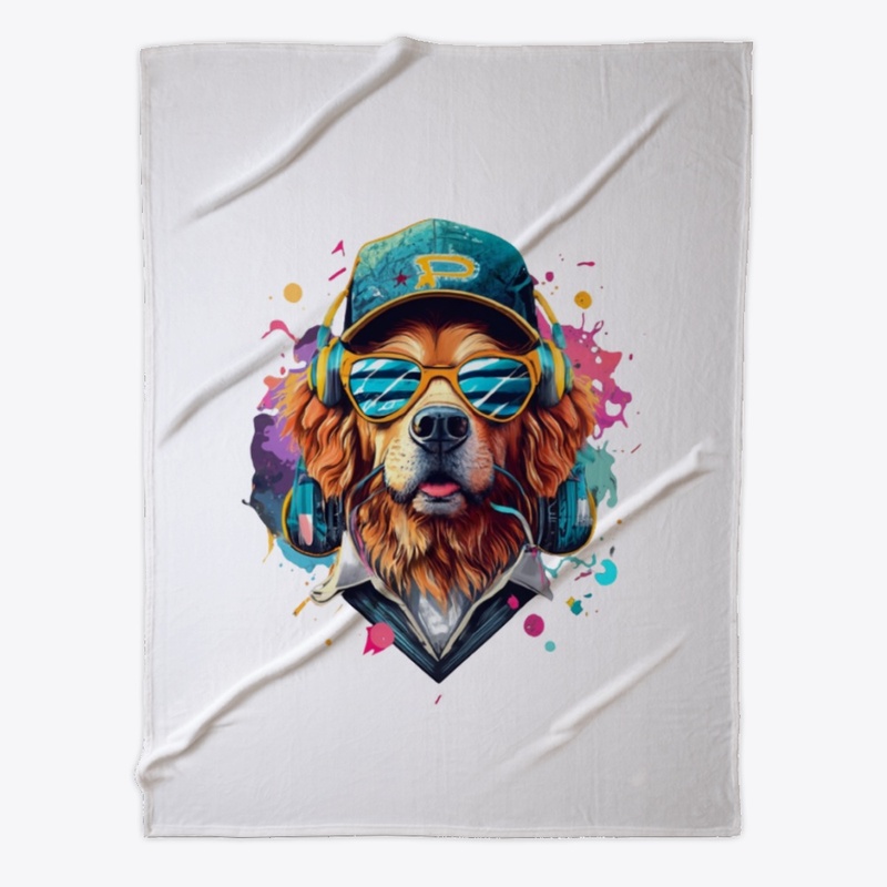 Paws and Play: Groovy Dog DJ Tee 🐾🎧