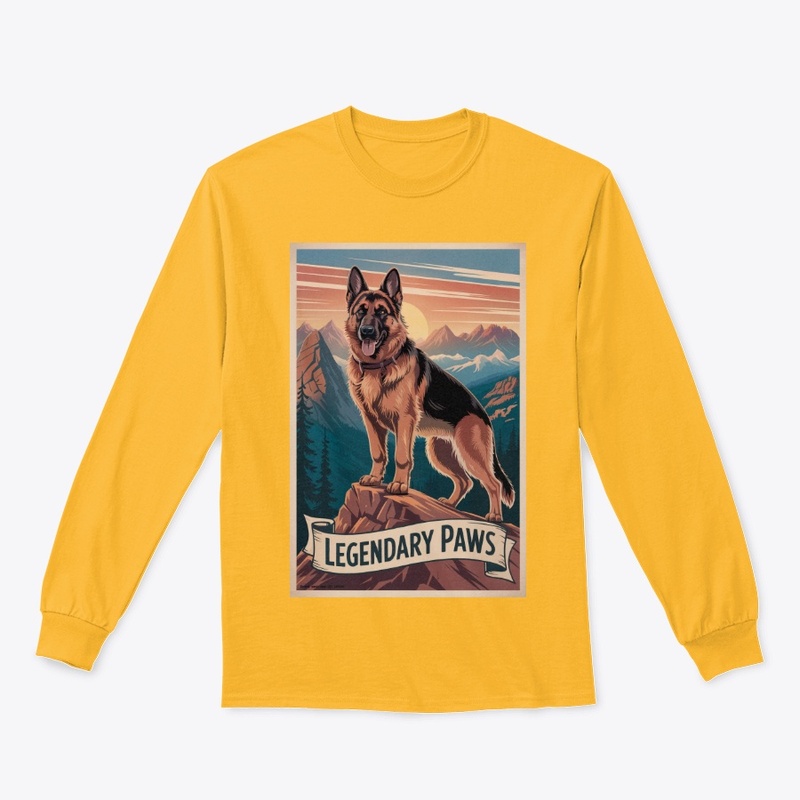 Adventure German Shepherd Poster Tee