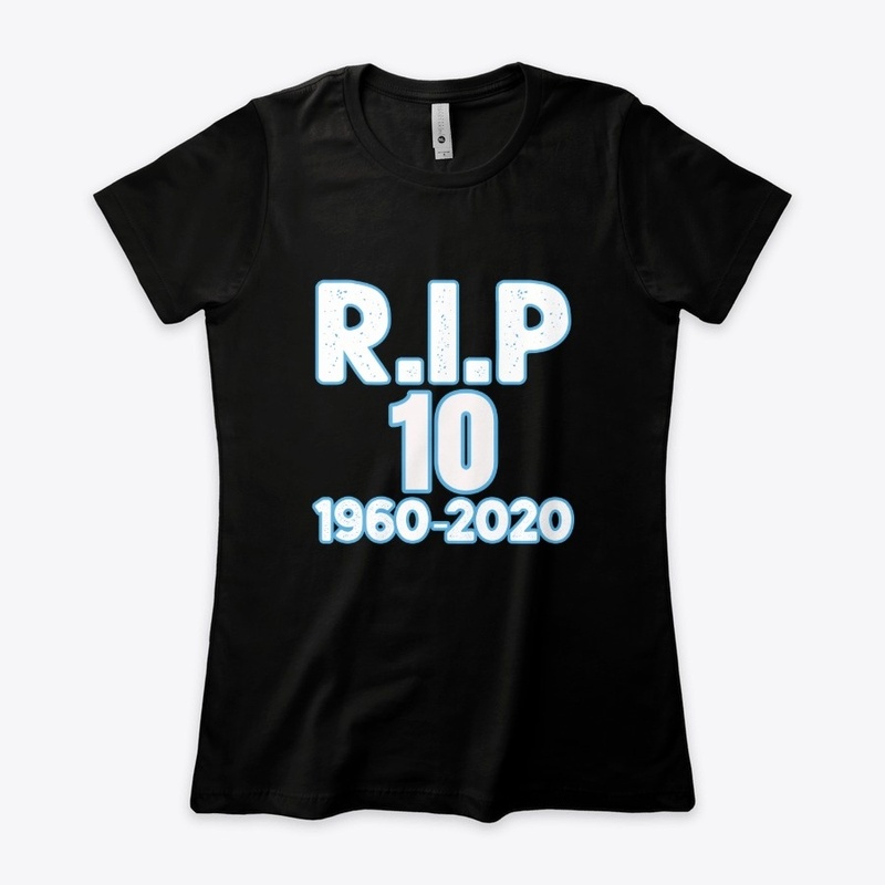 rip 10 Maradona t shirt design 