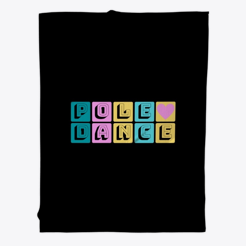 Pole Dance Retro Colors  Text Design