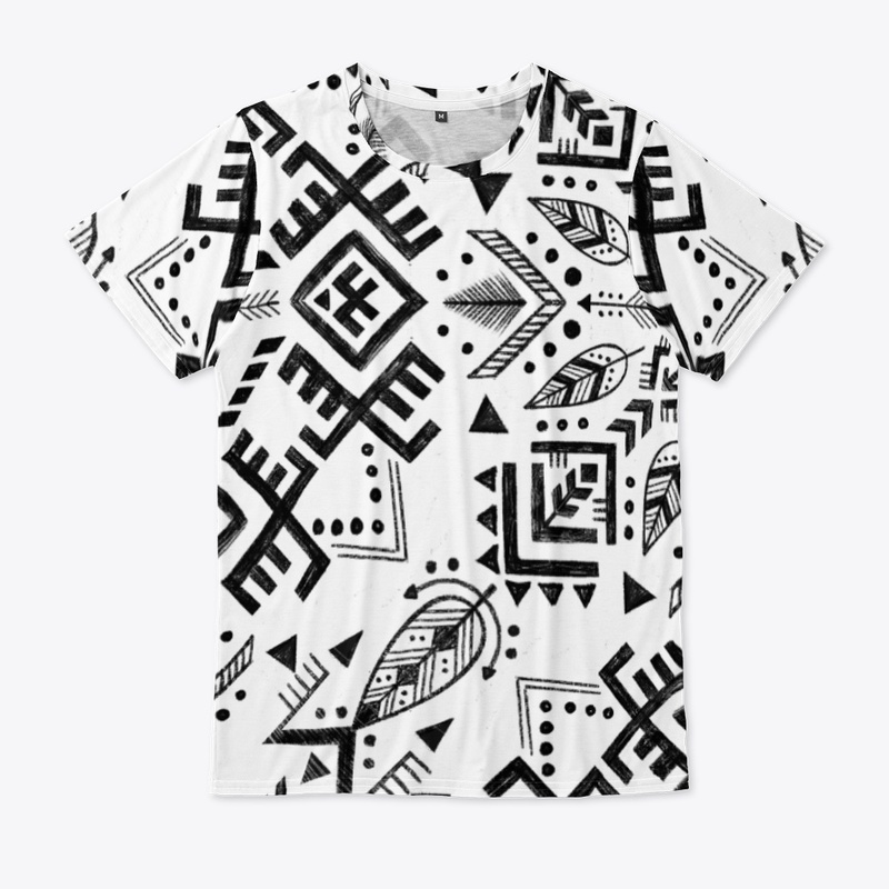 Black White Tribal