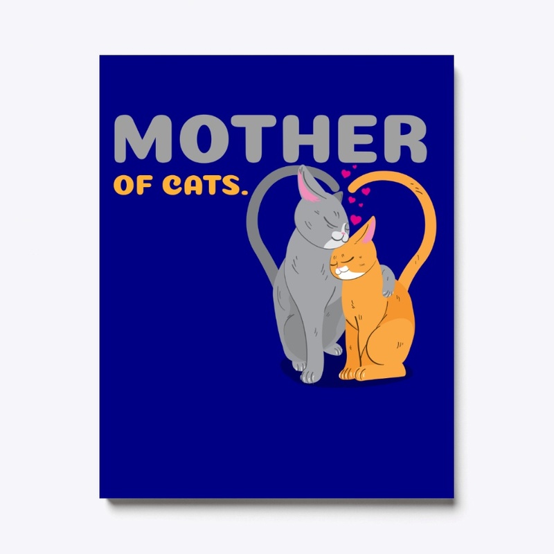MOTHER OF CATS  T SHIRT,MUG,BAG...