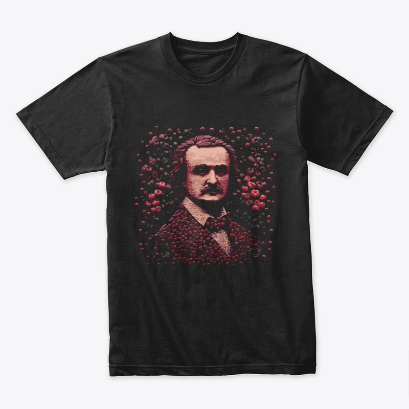  Edgar Allan Poe made of Cranberries