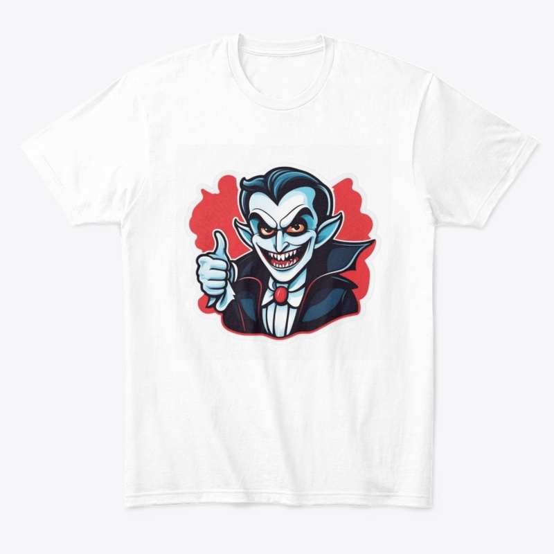Vampire Villain Cartoon Illustration