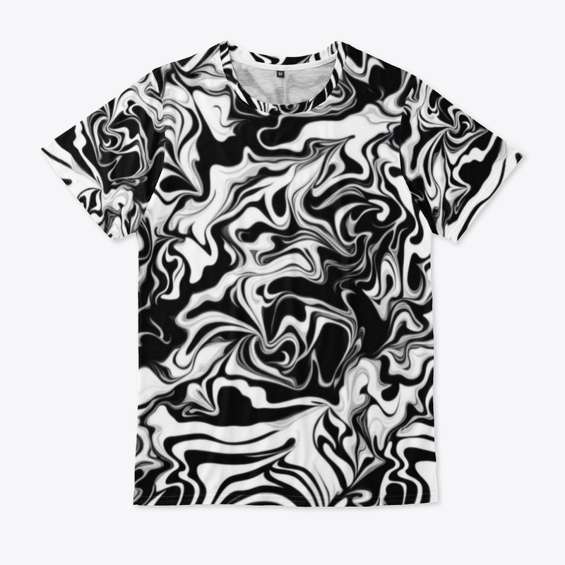 Black and White Unisex Tee