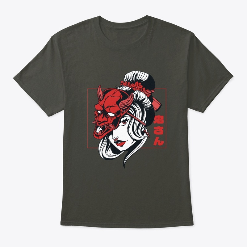 Oni Mask Demon Girl Japanese Anime