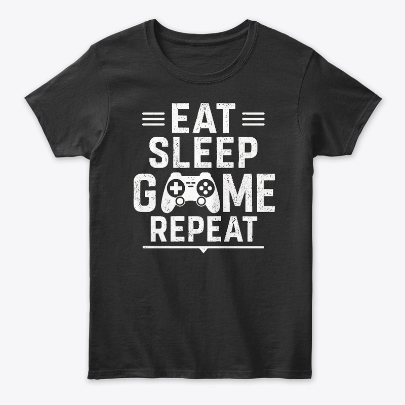 Eat Sleep Game Repeat T-Shirt