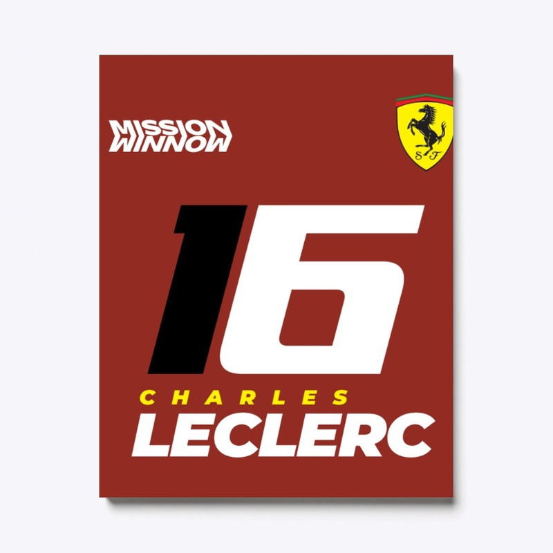 Charles LEC #16 Race Number SF