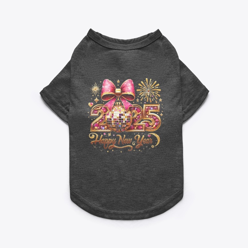 Sparkling New Year 2025 Gold