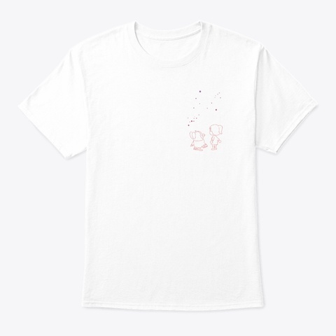 Celeste Stargazing White T-Shirt Front