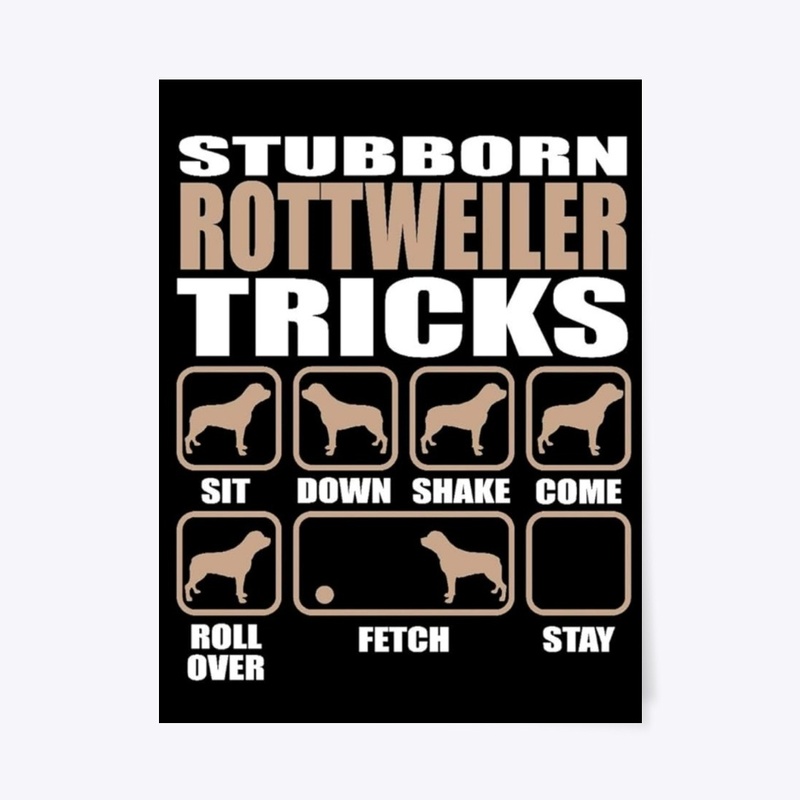 Stubborn Rottweiler Tricks