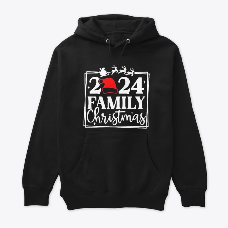 "2024 Family Christmas" design print 🎄