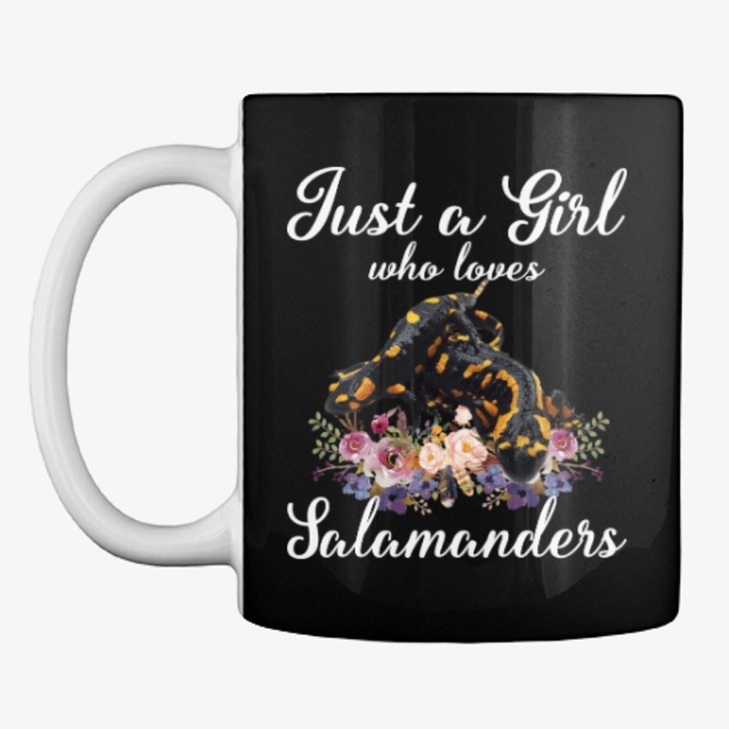 Girl Loves Salamanders Flower Style