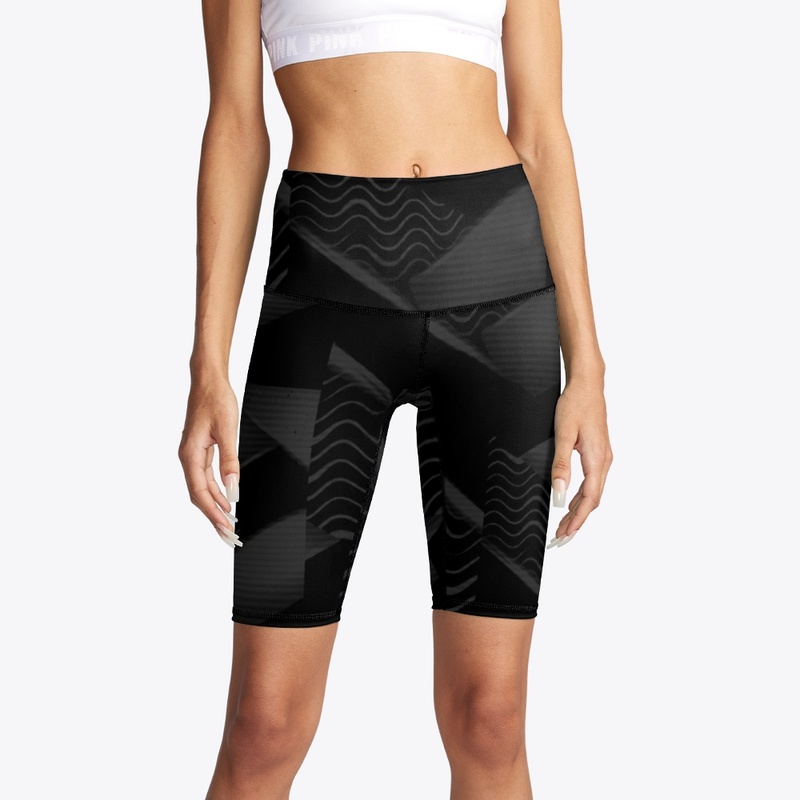 Black Grey Geometric Pattern 