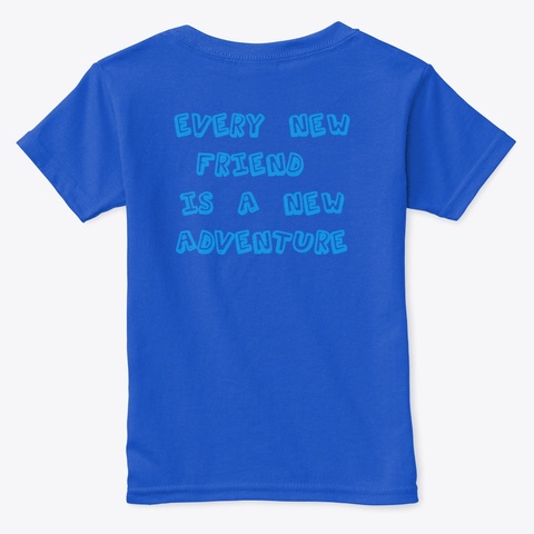 Violet A. Hummingbird 2023 Royal  T-Shirt Back