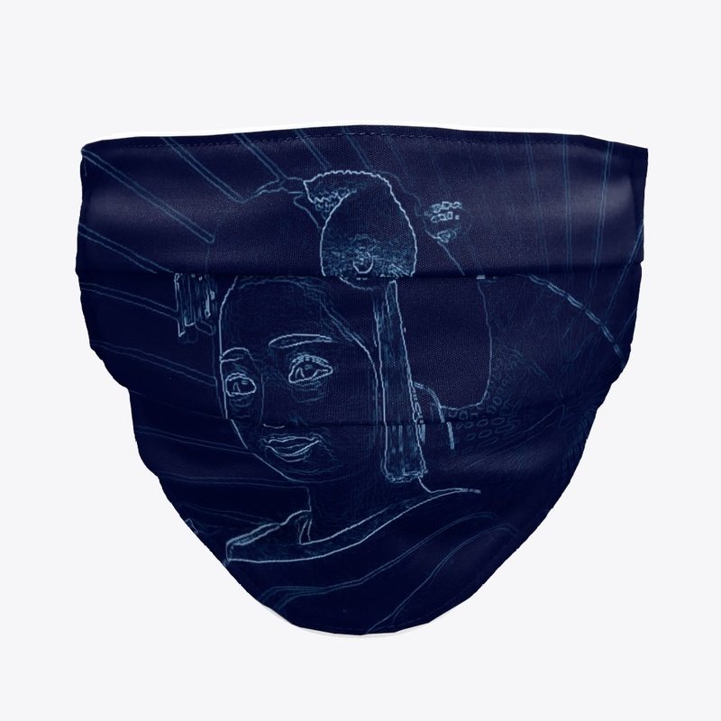 Japanese Geisha - Blue