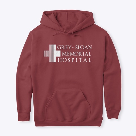 Gsmh Hoodie Maroon T-Shirt Front