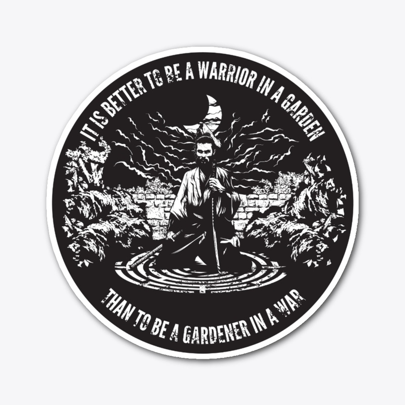 Warrior in a Garden
