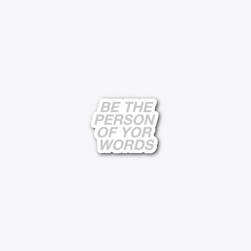 Words does matter